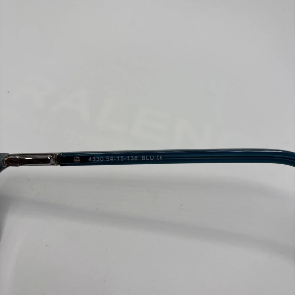 HELIUM 4330 BLUE AUTHENTIC DESIGNER EYEGLASSES FRAME ITALY 54-15-138mm #C171